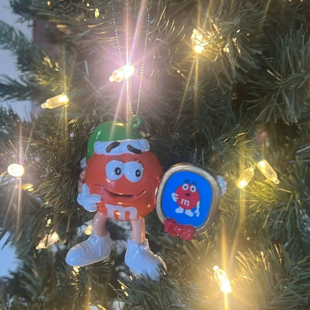 🧡 M&Ms Large Orange Christmas Ornament